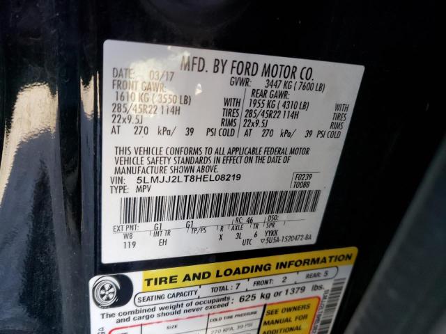 5LMJJ2LT8HEL08219 - 2017 LINCOLN NAVIGATOR 黑色 照片 14