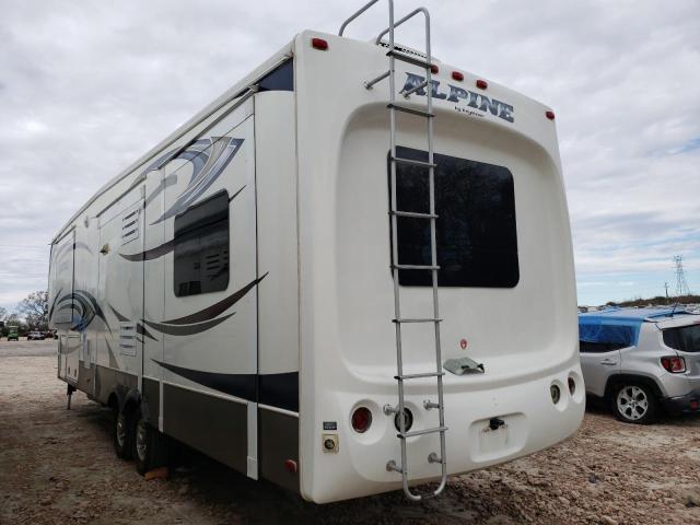 4YDF35027EE780117 - 2014 ALPI 5TH WHEEL WHITE photo 3