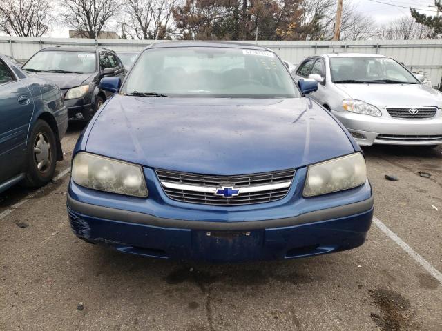 2G1WF52E249418871 - 2004 CHEVROLET IMPALA BLUE photo 5