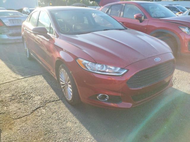 3FA6P0D91ER393535 - 2014 FORD FUSION TIT RED photo 4