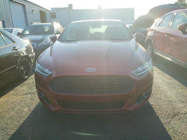 3FA6P0D91ER393535 - 2014 FORD FUSION TIT RED photo 5