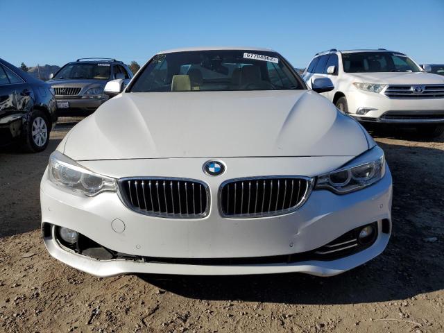 WBA3T3C53FP939489 - 2015 BMW 435 I WHITE photo 5