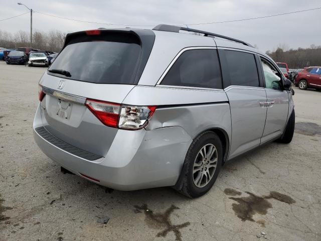 5FNRL5H68DB009573 - 2013 HONDA ODYSSEY EX SILVER photo 3