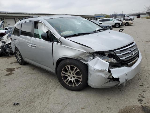 5FNRL5H68DB009573 - 2013 HONDA ODYSSEY EX SILVER photo 4