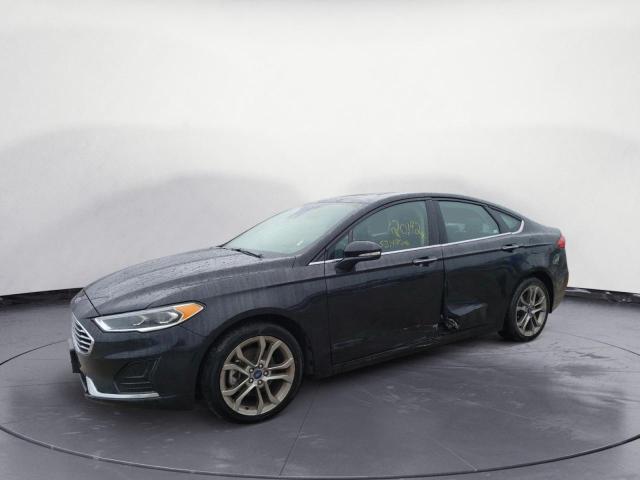 3FA6P0CD1LR174948 - 2020 FORD FUSION SEL BLACK photo 1