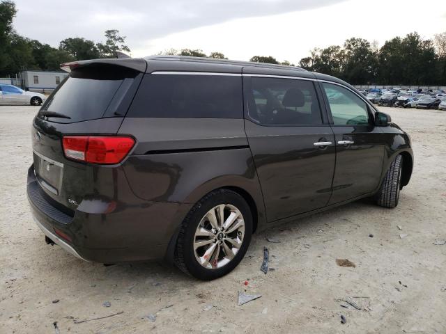 KNDME5C10F6020341 - 2015 KIA SEDONA SXL BROWN photo 3