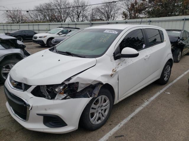 1G1JG6SH8H4169427 - 2017 CHEVROLET SONIC WHITE photo 1