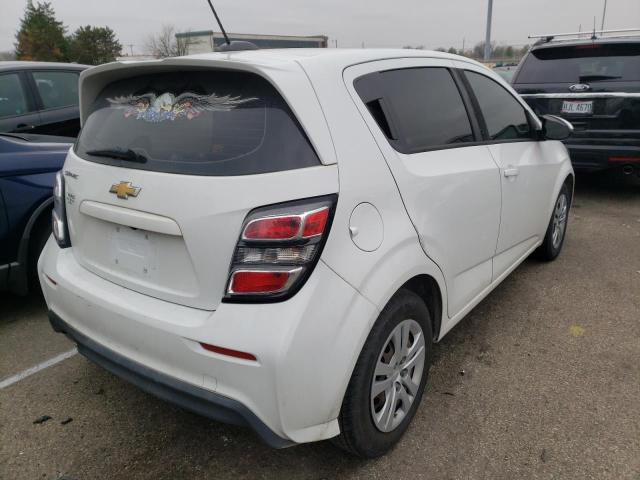 1G1JG6SH8H4169427 - 2017 CHEVROLET SONIC WHITE photo 3