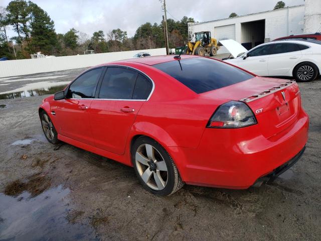 6G2EC57Y79L177346 - 2009 PONTIAC G8 GT RED photo 2