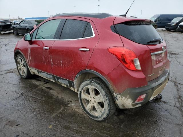 KL4CJESB2DB117220 - 2013 BUICK ENCORE RED photo 2