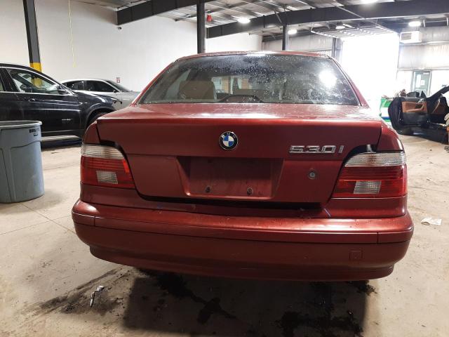 WBADT63431CF14788 - 2001 BMW 530 I AUTO RED photo 6