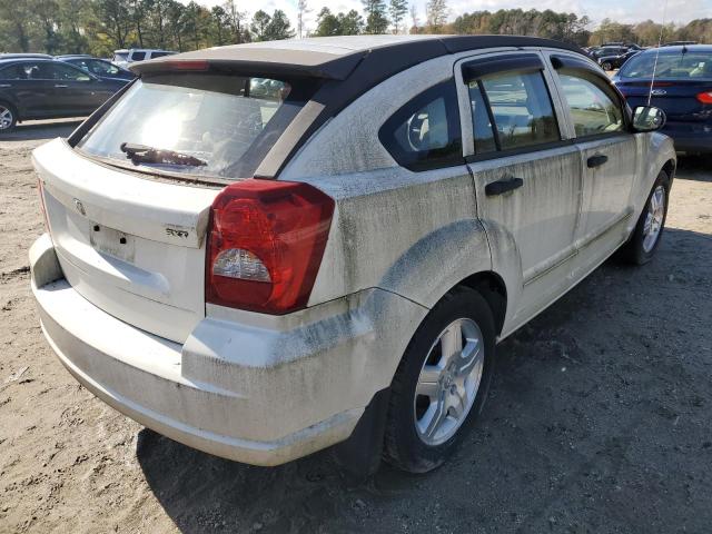 1B3HB48B77D560676 - 2007 DODGE CALIBER WHITE photo 3