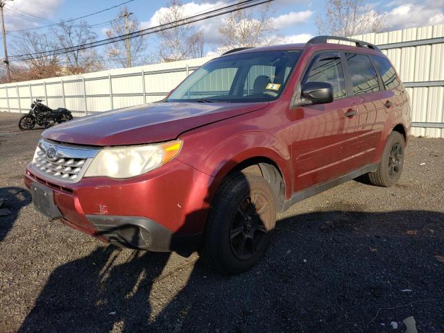 JF2SHABC0BH719267 - 2011 SUBARU FORESTER 2 BURGUNDY photo 1