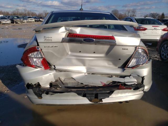 3FAHP0JA7AR316833 - 2010 FORD FUSION SEL SILVER photo 6