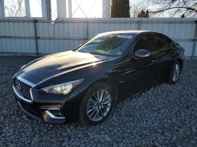 JN1EV7AR8JM430966 - 2018 INFINITI Q50 LUXE BLACK photo 1