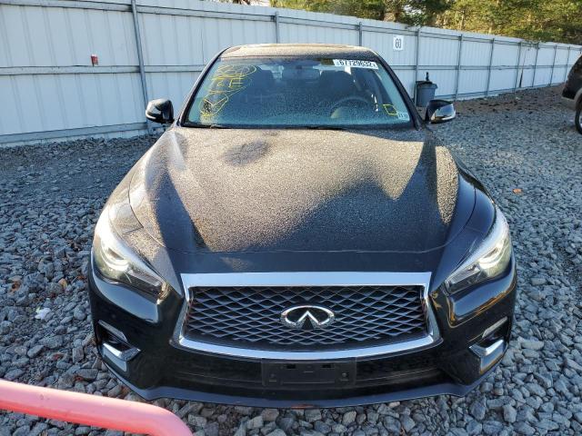 JN1EV7AR8JM430966 - 2018 INFINITI Q50 LUXE BLACK photo 5