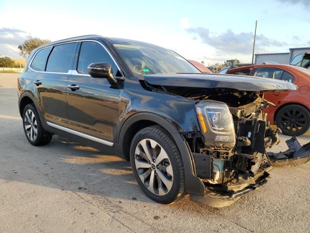 5XYP64HC7MG105346 - 2021 KIA TELLURIDE BLACK photo 4