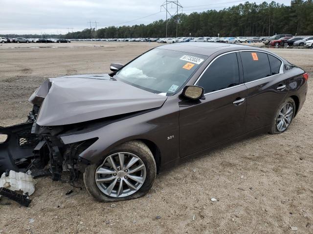 JN1EV7AP0GM302485 - 2016 INFINITI Q50 PREMIU BROWN photo 1