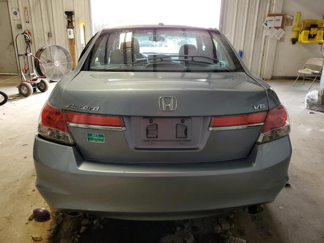 1HGCP3F82BA018988 - 2011 HONDA ACCORD EXL BLUE photo 6