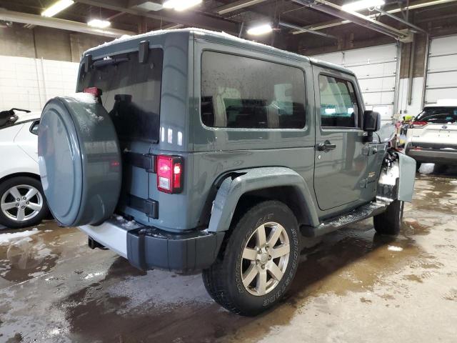 1C4AJWBG3EL321065 - 2014 JEEP WRANGLER S BLUE photo 3