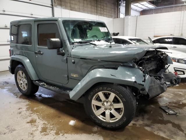 1C4AJWBG3EL321065 - 2014 JEEP WRANGLER S BLUE photo 4