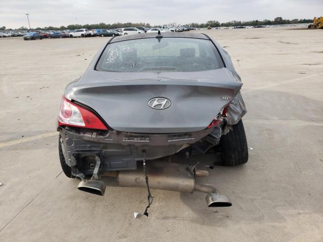 KMHHT6KD2AU018745 - 2010 HYUNDAI GENESIS GRAY photo 6