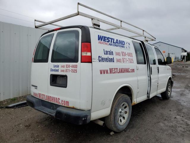 1GCSGAFX3B1176729 - 2011 CHEVROLET EXPRESS G1 WHITE photo 3