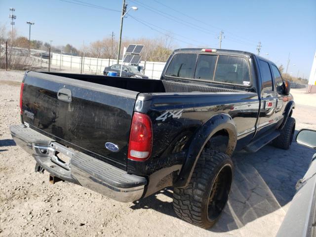 1FTSW31P84ED63160 - 2004 FORD F350 SRW S BLACK photo 3