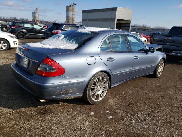 WDBUF56X87B072577 - 2007 MERCEDES-BENZ E 350 BLUE photo 3