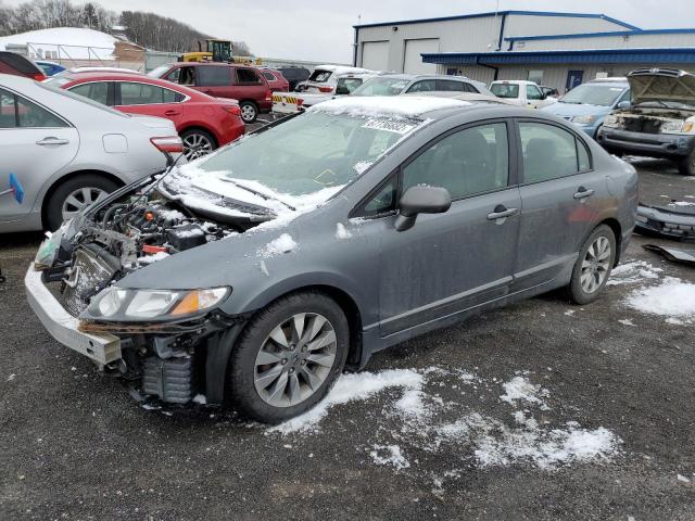 1HGFA169X9L016383 - 2009 HONDA CIVIC EXL 灰色 照片 1