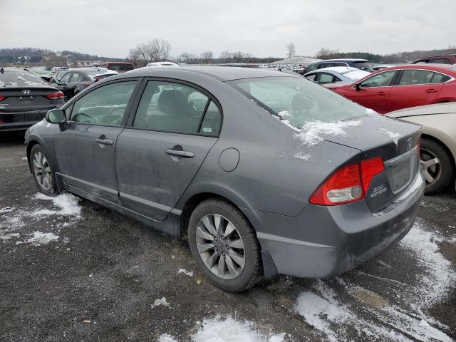 1HGFA169X9L016383 - 2009 HONDA CIVIC EXL 灰色 照片 2