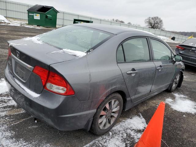 1HGFA169X9L016383 - 2009 HONDA CIVIC EXL 灰色 照片 3