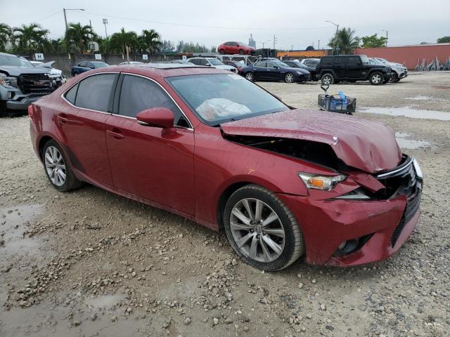 JTHBF1D26E5029679 - 2014 LEXUS IS 250 RED photo 4