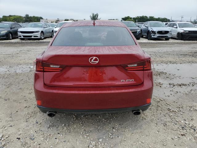 JTHBF1D26E5029679 - 2014 LEXUS IS 250 RED photo 6