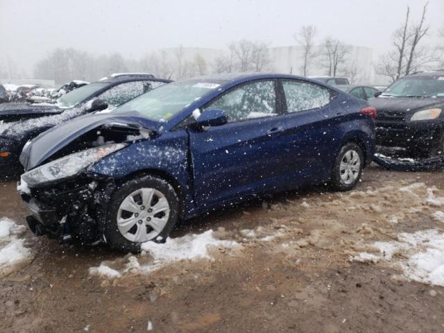 5NPDH4AE8GH714113 - 2016 HYUNDAI ELANTRA SE BLUE photo 1