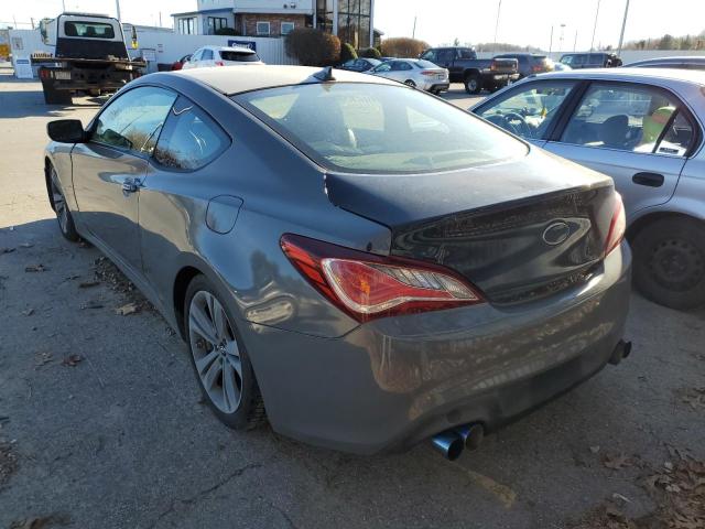 KMHHT6KD2EU114624 - 2014 HYUNDAI GENESIS CO GRAY photo 2