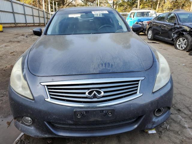 JN1DV6AP2CM701446 - 2012 INFINITI G25 BASE GRAY photo 5