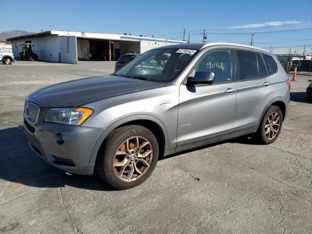 5UXWX9C51D0A31976 - 2013 BMW X3 XDRIVE2 GRAY photo 1