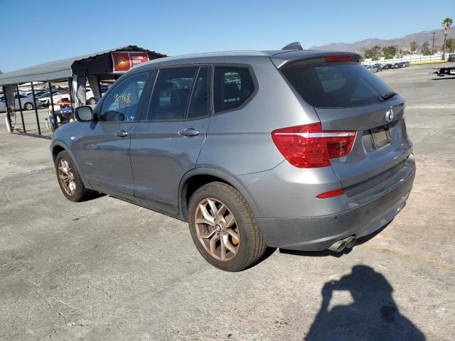 5UXWX9C51D0A31976 - 2013 BMW X3 XDRIVE2 GRAY photo 2