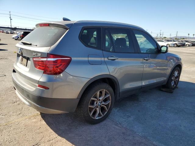 5UXWX9C51D0A31976 - 2013 BMW X3 XDRIVE2 GRAY photo 3