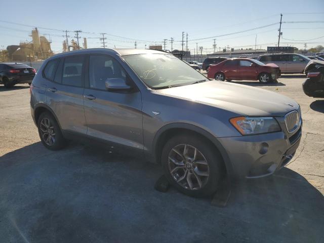 5UXWX9C51D0A31976 - 2013 BMW X3 XDRIVE2 GRAY photo 4