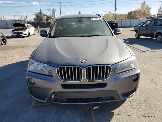 5UXWX9C51D0A31976 - 2013 BMW X3 XDRIVE2 GRAY photo 5