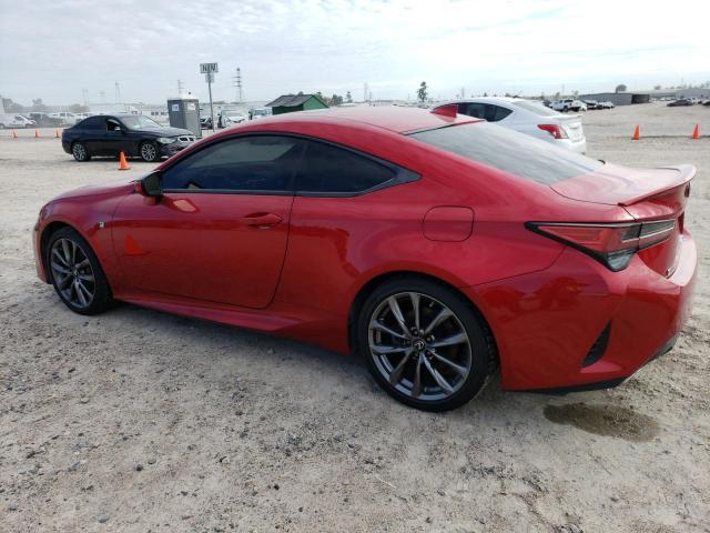 JTHHA5BC6K5010301 - 2019 LEXUS RC 300 RED photo 2