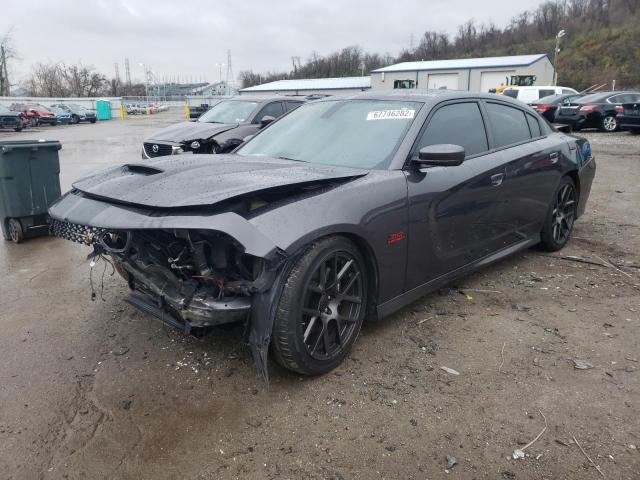 2C3CDXGJ7KH604334 - 2019 DODGE CHARGER SC CHARCOAL photo 1