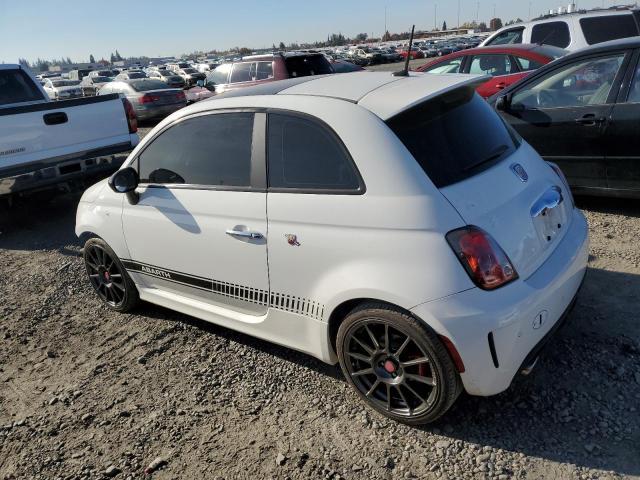 3C3CFFFH9FT522377 - 2015 FIAT 500 ABARTH WHITE photo 2