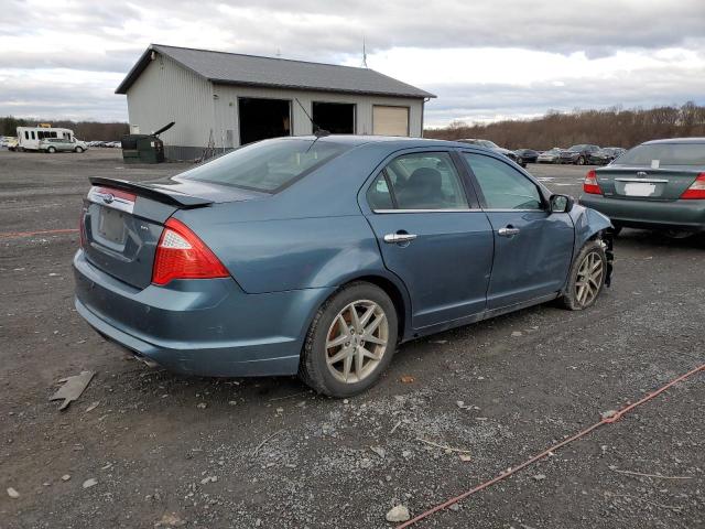 3FAHP0JA8CR168579 - 2012 FORD FUSION SEL TEAL photo 3