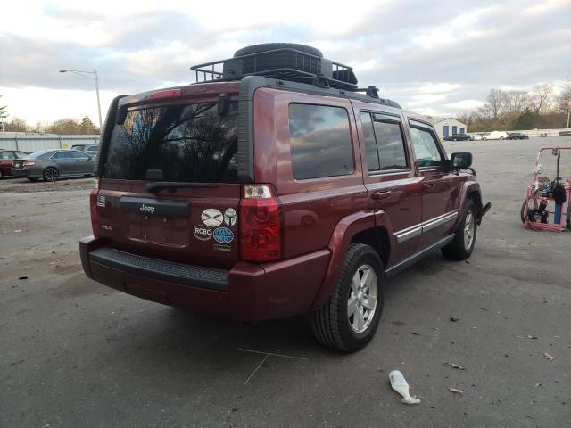 1J8HG48P37C553136 - 2007 JEEP COMMANDER 勃艮第红 照片 3