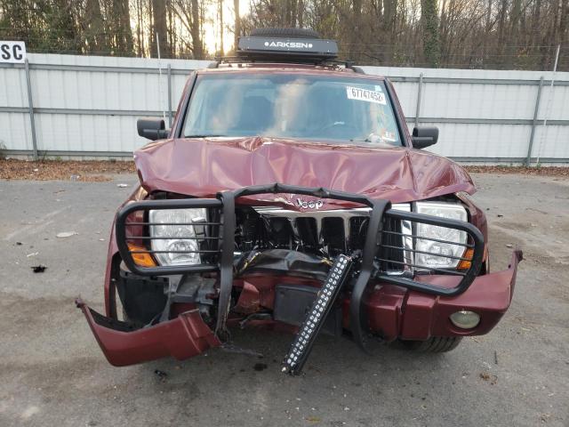 1J8HG48P37C553136 - 2007 JEEP COMMANDER 勃艮第红 照片 5