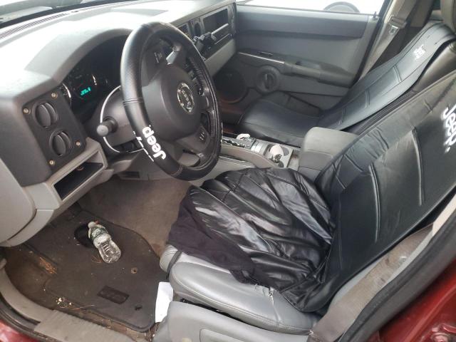 1J8HG48P37C553136 - 2007 JEEP COMMANDER 勃艮第红 照片 7