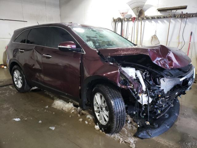 5XYPG4A36LG707838 - 2020 KIA SORENTO L MAROON photo 4